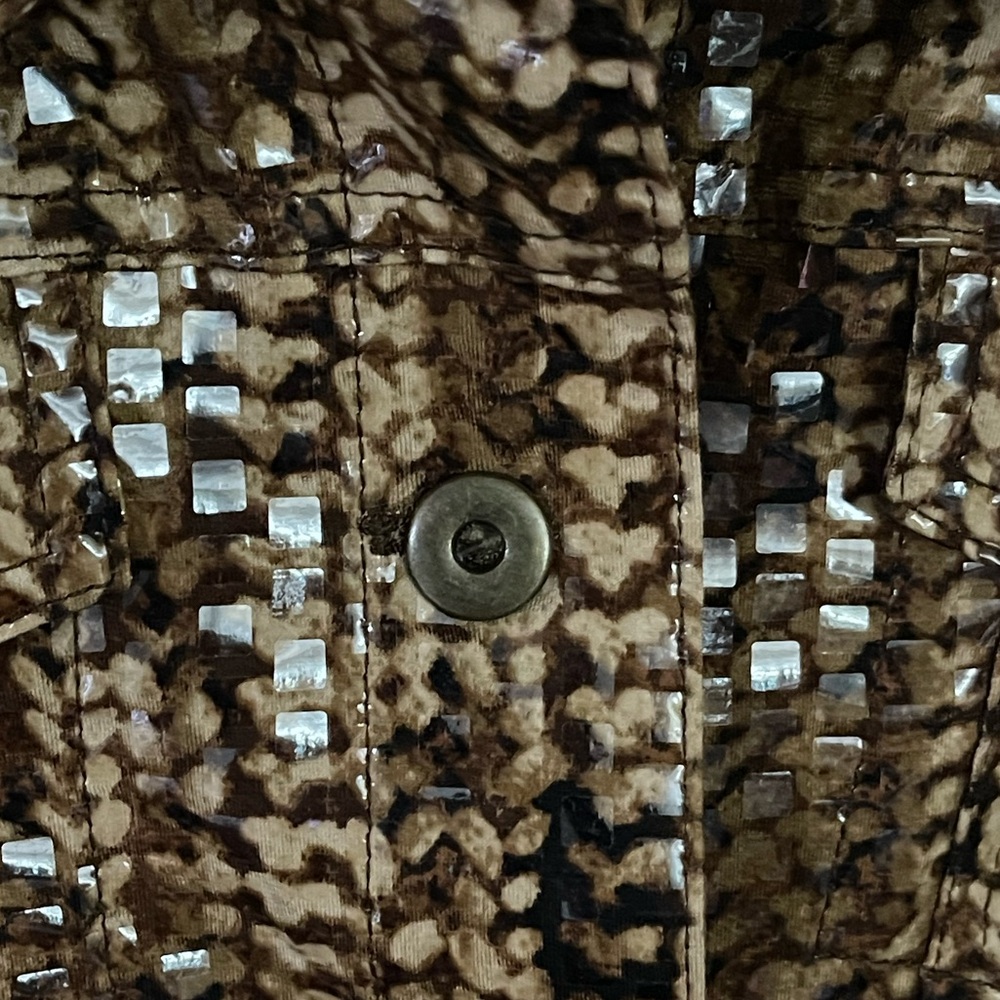 Ruby Rd. Women’s Button Front Brown Animal Print … - image 7